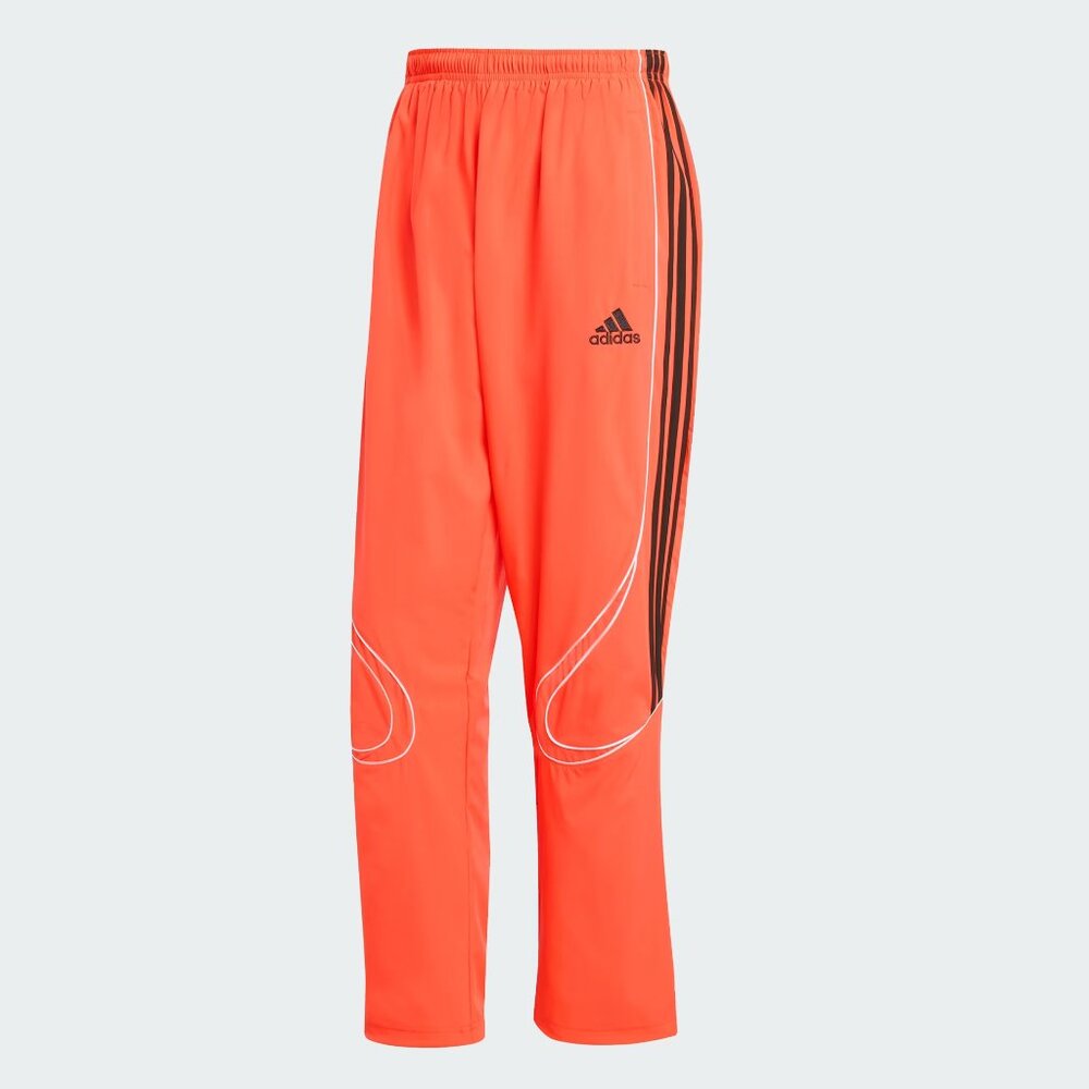 Adidas Teamgeist Adicolor Track Pants Lucid Red with black stripes Medium